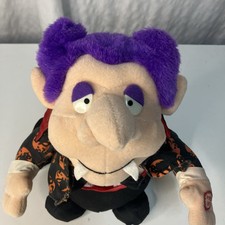 VTG T.L.Toys Moving Singing Dracula Plush Halloween Prop 9” Works picture