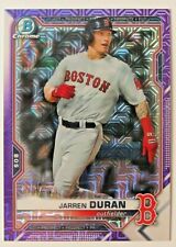 Jarren Duran #66/250 Bowman Mojo 2021 Bowman Chrome Baseball MLB Boston Red Sox picture