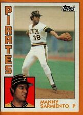 MANNY SARMIENTO(PITTSBURGH PIRATES)1984 TOPPS BASEBALL CARD picture