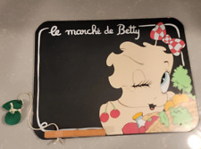 Extremely Rare VTG 1992 Betty Boop Chalkboard by Tropico Diffusion Paris picture