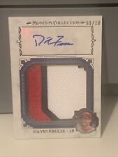 DAVID FREESE 2014 Topps Museum Autograph Jumbo Patch SSP #9/10 Angels picture