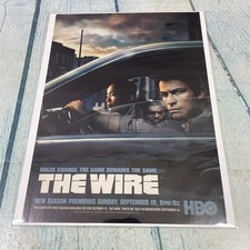 2004 The Wire HBO TV Series Show Vtg Print Ad/Poster Pinup Promo Art Magazine Pg picture