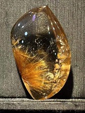 72*45*22mm A++ Natural Gold Rutilated Quartz Titanium Crystal Mineral  Reiki picture