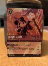 Lorcana Mickey Mouse Wayward Sorcerer (Enchanted) 208/204 First Chapter🔥🔥🔥 picture