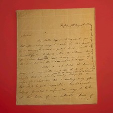 1810 John Howard Hinton ALS Oxford Baptist Minister Abolitionist Early Letter picture