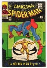 Amazing Spider-Man 35 1966 Marvel Comics VG/F 5.0 2nd App Of Molten Man picture