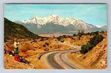 Buena Vista CO-Colorado, Collegiate Mountain Range, Antique Vintage Postcard picture