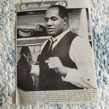 Willie Davis Green Bay Packers 1966 Press Photo 87 Wise Player of the Week Bears picture