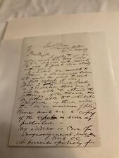 FORT GIBSON CHEROKEE NATION INDIAN TERRITORY MAY 1871 ARMY SURGEON LETTER 1704 picture