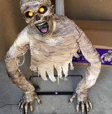 Haunted Living 3Ft Animated Moaning Mummy Animatronic Halloween Prop 2026 NIB picture