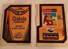 1973 Topps Wacky Packages 3rd Series Lot Of 2 Tan Back  picture