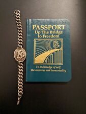 Ultra Rare Vintage Scientology Clear Bracelet and Scientology Passport BLANK picture