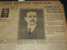 1907 AUGUST 5 THE BOSTON HERALD - STANDARD OIL EXTORTION REACHED $300M - BH 260 picture