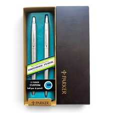 Vintage Parker Jotter Stainless Steel Pen & Mechanical Pencil 1967 NOS picture