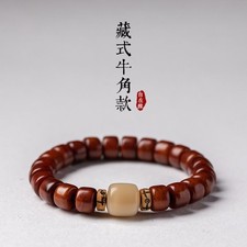 Tibetan Beads Bracelet Men Buddhist Tibetan Prayer Beads Handmade Jewelry picture