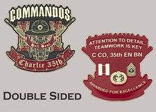 C Co 35th Engineer Battalion Commandos Hell Bent Challenge Coin J#28 picture