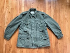 BUNDLE Vintage US Army Military M-1951 Field Jacket Shell Liner and Hood Rare picture