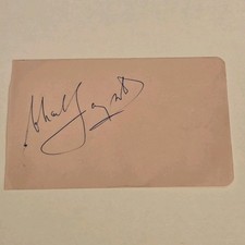 Charles Laughton Signed Actor Director Autograph Auto Night Of The Hunter picture