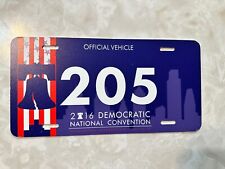 2016 DEMOCRATIC NATIONAL CONVENTION Philadelphia Pennsylvania LICENSE PLATE VTG picture