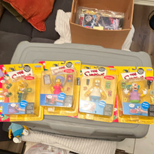 Playmates Simpsons World of Springfield 4 figure lot unopened picture