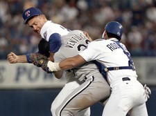 Nolan Ryan amp Robin Ventura Fight.JPG 4x6 Picture Celebrity Print picture