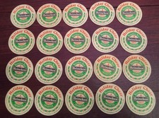 Set Of 20 Heineken Holiday Cheer Vintage Drink Coasters picture