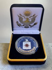 Central Intelligence Agency (CIA) Special Agent Challenge Coin in Velvet Case picture