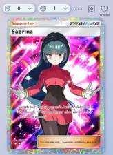 Pokemon TCG Pocket - Sabrina - 2⭐ Trainer - ENGLISH - Fast Trade picture