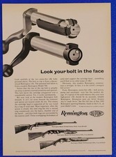 1962 CLASSIC REMINGTON USA MODEL 700 & 742 RIFLES & 760 SHOTGUN FIREARM PRINT AD picture