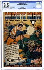 Minute Man #3 CGC 3.5 1942 4502396009 picture