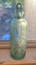 O.A.Bright Antique Hutchinson Soda BOTTLE, Webb City Missouri picture