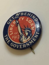 Original WW1 Liberty Loan of 1917 Pinback Button picture