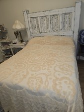 Lamont Limited Vintage Cream Chenille Bedspread King picture