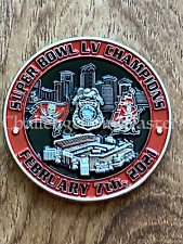 E83 Tampa Bay Buccaneers Super Bowl LV 55 NFL Champions Police Challenge Coin picture