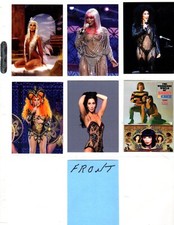 CHER CUSTOM NOVELTY TRADING CARD 6 CARDS SET picture