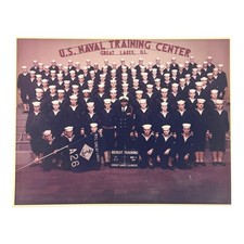 1964 U.S. Naval Training Center Photograph Great Lakes ILL A26 - Signed By All picture