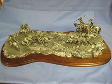 1981 Chilmark AMBUSHED by Don Polland, Ltd. Ed. Pewter Sculpture, COA, #36 / 500 picture