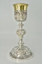 Antique Chalice In Gilt Silver France Around 1840 By Jb Garnier Goldsmith picture