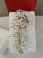 LENOX FIREPLACE COLLECTION  - SITTING CHILD Figurine NEW in BOX picture