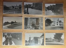 Antique Lot 9 Personal Photos Holland Netherlands Post WWII 1946 2”x3.5” picture