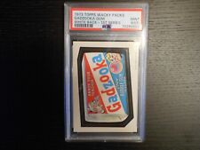 1973 Topps WACKY PACKAGES 1st Series Gadzooka Gum WHITE Back PSA 9 st (MINT) 💎 picture