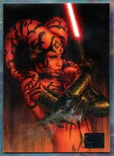 2012 Topps Star Wars Galaxy Series 7 BASE Card #9 / DARTH TALONS' DARK REACH picture