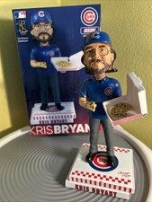 Kris Bryant Chicago Cubs Pizza Delivery Bobble head RARE 2016 World Series Champ picture