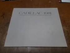 1981 Cadillac Brochure Deville Eldorado Seville Fleetwood Original Full Line picture