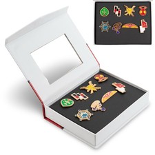 Pokemon Cartoon Anime All 8 Kalos Gym Badges Gen. 6 for Cosplay - Collector Box picture