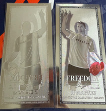 Authentic SilverBack Leaf Foil Note 1/10 Troy Oz. Charlie Kirk USA Freedom 250 picture
