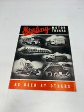Circa 1941 Sterling Motor Trucks “As Used by Others” Original Sales Brochure picture