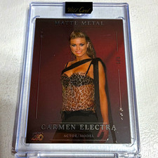 Wild Card America 250 Matte Metal Carmen Electra National Exclusive 1/1 picture