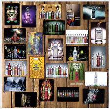 20x30 Vodka Absolut Metal Tin Signs Wall Art Iron Poster Vintage Bar Pub Decor picture