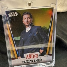 2026 Topps Chrome Star Wars CASSIAN ANDOR Gold Refractor 50/50 picture